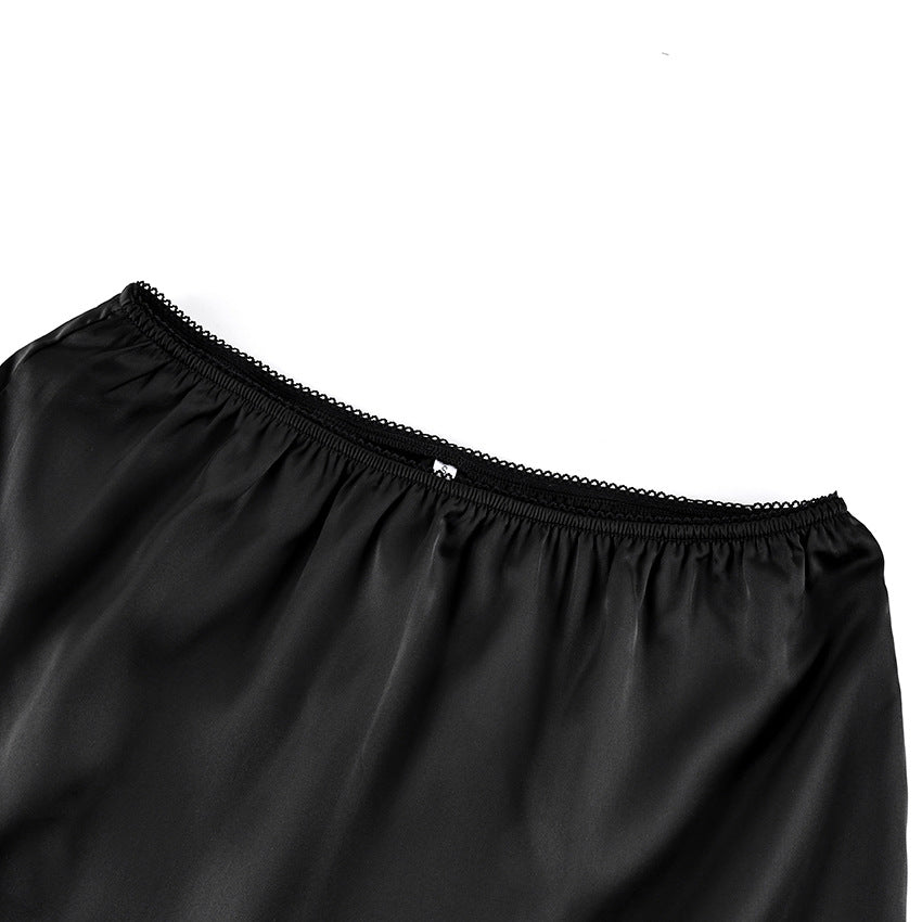 Women's Asymmetrical Lace Ruffle Skirt