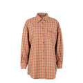 Women’s relaxed plaid long-sleeve blouse - view 5