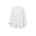Women’s white cotton puff sleeve shirt - view 5